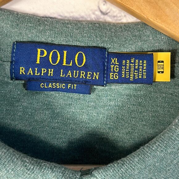 Polo Ralph Lauren XL Flesh Color Pony Golf Polo Shirt Men's Green - Picture 4 of 7
